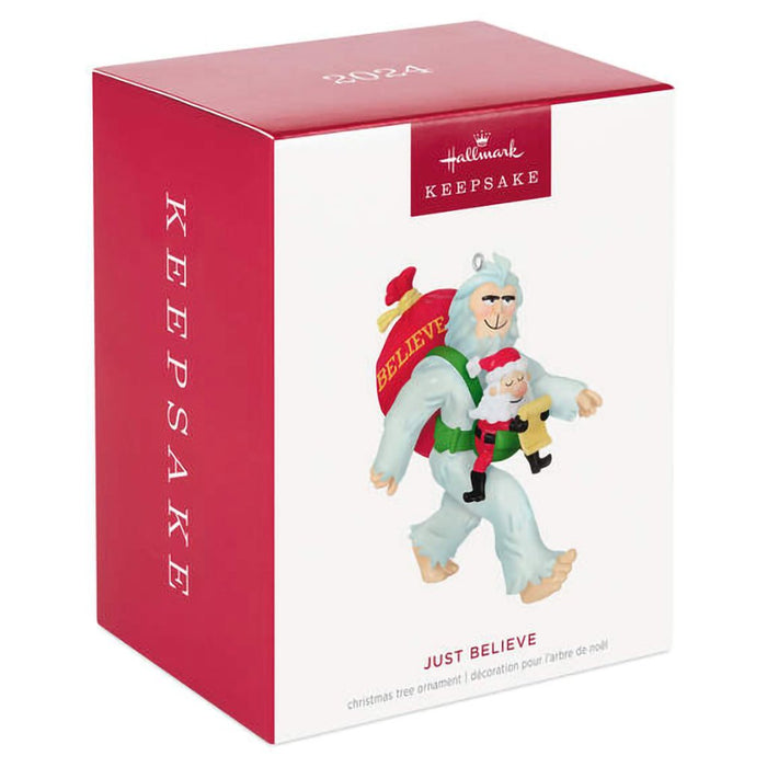 Hallmark : 2024 Keepsake Ornament Just Believe (169) - Hallmark : 2024 Keepsake Ornament Just Believe (169)