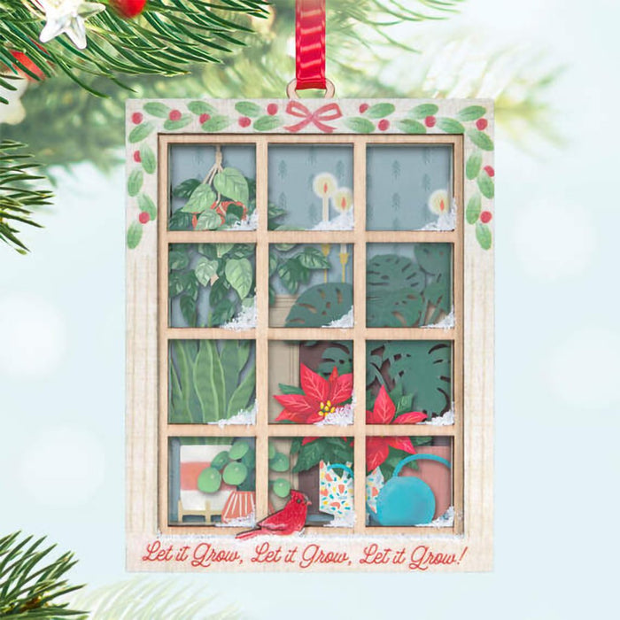 Hallmark : 2024 Keepsake Ornament Let It Grow! Papercraft (177) - Hallmark : 2024 Keepsake Ornament Let It Grow! Papercraft (177)