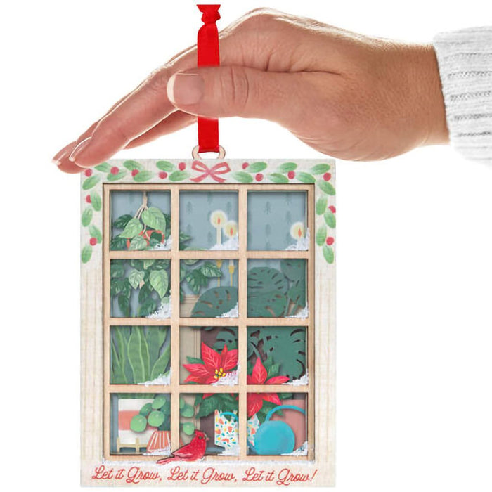 Hallmark : 2024 Keepsake Ornament Let It Grow! Papercraft (177) - Hallmark : 2024 Keepsake Ornament Let It Grow! Papercraft (177)