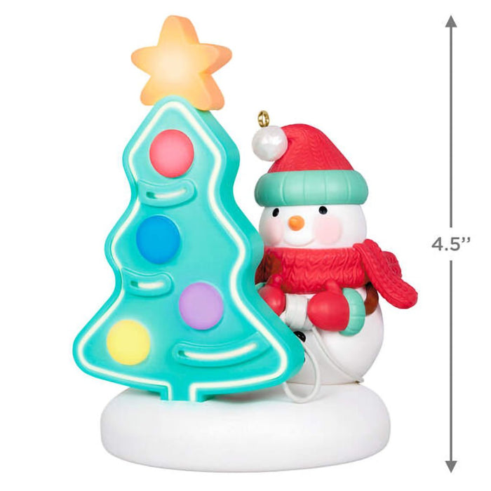 Hallmark : 2024 Keepsake Ornament Light It Up! Ornament With Light (178) - Hallmark : 2024 Keepsake Ornament Light It Up! Ornament With Light (178)