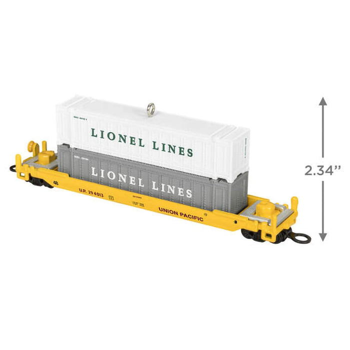 Hallmark : 2024 Keepsake Ornament Lionel® Union Pacific Husky Stack Metal (180) - Hallmark : 2024 Keepsake Ornament Lionel® Union Pacific Husky Stack Metal (180)