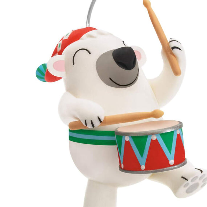 Hallmark : 2024 Keepsake Ornament Little Drummer Bear Musical (183) - Hallmark : 2024 Keepsake Ornament Little Drummer Bear Musical (183)