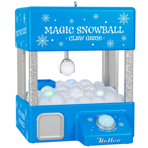 Hallmark : 2024 Keepsake Ornament Magic Snowball Claw Game Musical With Light and Motion (187) - Hallmark : 2024 Keepsake Ornament Magic Snowball Claw Game Musical With Light and Motion (187)
