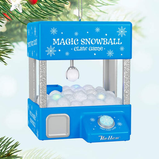 Hallmark : 2024 Keepsake Ornament Magic Snowball Claw Game Musical With Light and Motion (187) - Hallmark : 2024 Keepsake Ornament Magic Snowball Claw Game Musical With Light and Motion (187)