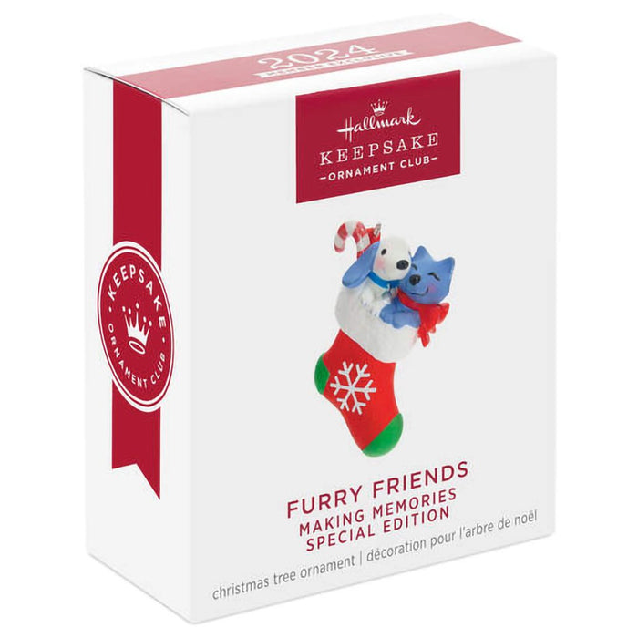 Hallmark : 2024 Keepsake Ornament Making Memories Furry Friends Special Edition (116) - Hallmark : 2024 Keepsake Ornament Making Memories Furry Friends Special Edition (116)