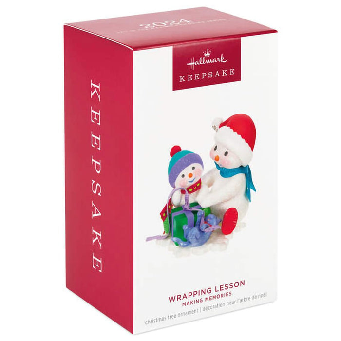 Hallmark : 2024 Keepsake Ornament Making Memories Wrapping Lesson (589) - Hallmark : 2024 Keepsake Ornament Making Memories Wrapping Lesson (589)