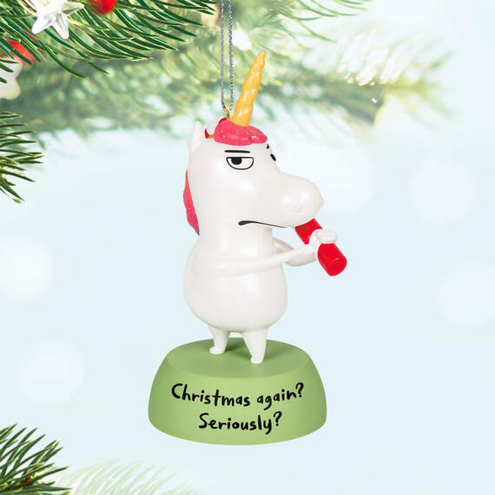 Hallmark : 2024 Keepsake Ornament Meh Unicorn (191) - Hallmark : 2024 Keepsake Ornament Meh Unicorn (191)