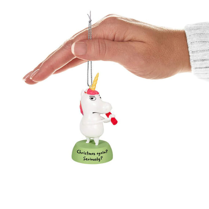 Hallmark : 2024 Keepsake Ornament Meh Unicorn (191) - Hallmark : 2024 Keepsake Ornament Meh Unicorn (191)