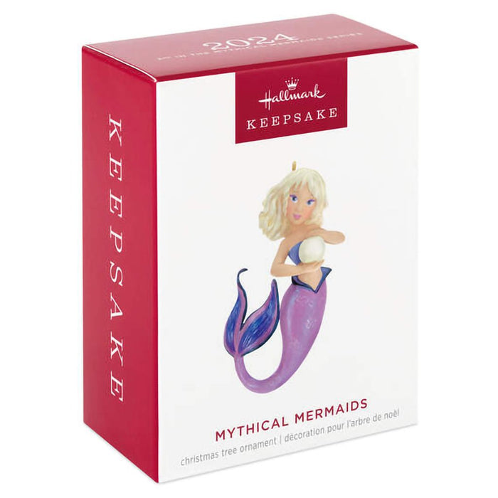 Hallmark : 2024 Keepsake Ornament Mythical Mermaids (214) - Hallmark : 2024 Keepsake Ornament Mythical Mermaids (214)