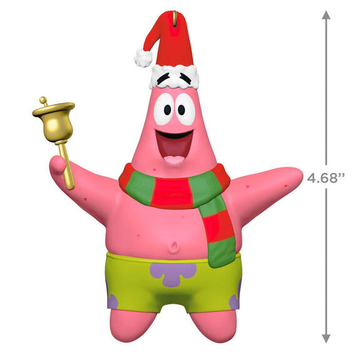 Hallmark : 2024 Keepsake Ornament Nickelodeon SpongeBob SquarePants Patrick Rings in the Season (240) - Hallmark : 2024 Keepsake Ornament Nickelodeon SpongeBob SquarePants Patrick Rings in the Season (240)