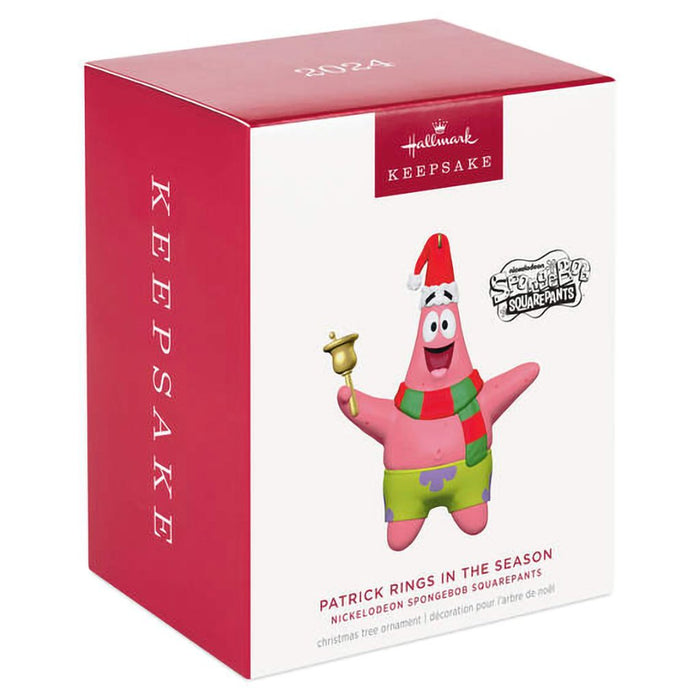 Hallmark : 2024 Keepsake Ornament Nickelodeon SpongeBob SquarePants Patrick Rings in the Season (240) - Hallmark : 2024 Keepsake Ornament Nickelodeon SpongeBob SquarePants Patrick Rings in the Season (240)