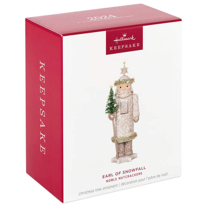 Hallmark : 2024 Keepsake Ornament Noble Nutcrackers Earl of Snowfall (102) - Hallmark : 2024 Keepsake Ornament Noble Nutcrackers Earl of Snowfall (102)