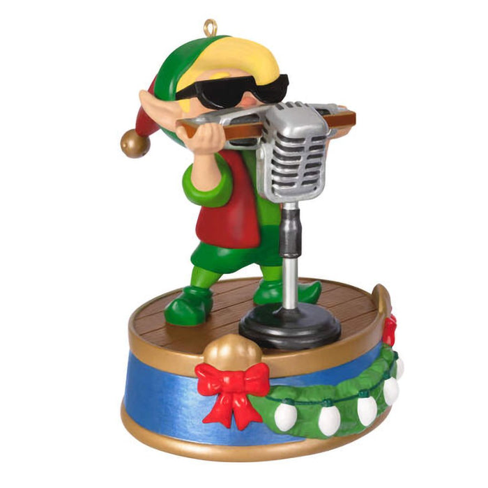 Hallmark : 2024 Keepsake Ornament North Pole Tree Trimmers Band Collection Hank On Harmonica Musical With Light (133) - Hallmark : 2024 Keepsake Ornament North Pole Tree Trimmers Band Collection Hank On Harmonica Musical With Light (133)