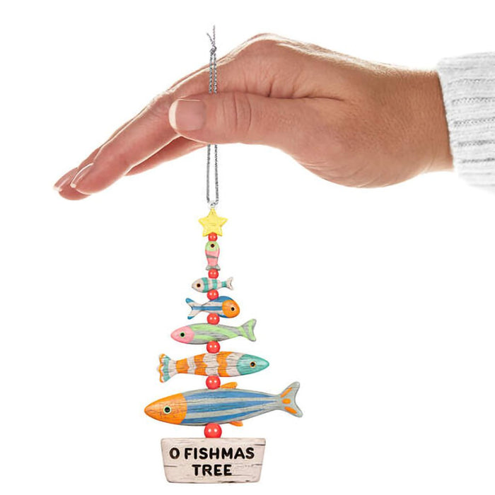 Hallmark : 2024 Keepsake Ornament O Fishmas Tree (228) - Hallmark : 2024 Keepsake Ornament O Fishmas Tree (228)