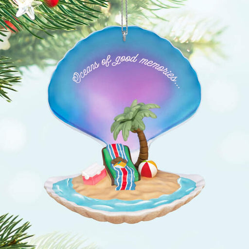 Hallmark : 2024 Keepsake Ornament Oceans of Good Memories (229) - Hallmark : 2024 Keepsake Ornament Oceans of Good Memories (229)