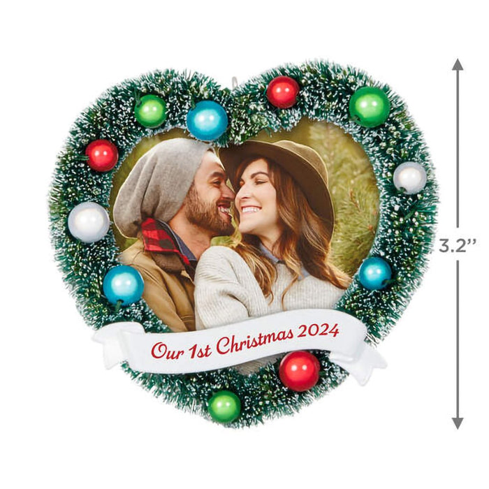 Hallmark : 2024 Keepsake Ornament Our 1st Christmas 2024 Photo Frame Ornament (234) - Hallmark : 2024 Keepsake Ornament Our 1st Christmas 2024 Photo Frame Ornament (234)