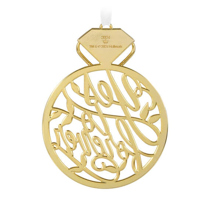 Hallmark : 2024 Keepsake Ornament Our Engagement Metal (237) - Hallmark : 2024 Keepsake Ornament Our Engagement Metal (237)