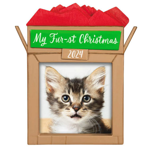 Hallmark : 2024 Keepsake Ornament Pet's Fur-st Christmas 2024 Photo Frame Ornament (246) - Hallmark : 2024 Keepsake Ornament Pet's Fur-st Christmas 2024 Photo Frame Ornament (246)