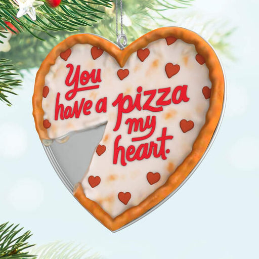 Hallmark : 2024 Keepsake Ornament Pizza My Heart Ornament (248) - Hallmark : 2024 Keepsake Ornament Pizza My Heart Ornament (248)