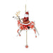 Hallmark : 2024 Keepsake Ornament Pull-String Reindeer With Santa Wood (258) - Hallmark : 2024 Keepsake Ornament Pull-String Reindeer With Santa Wood (258)