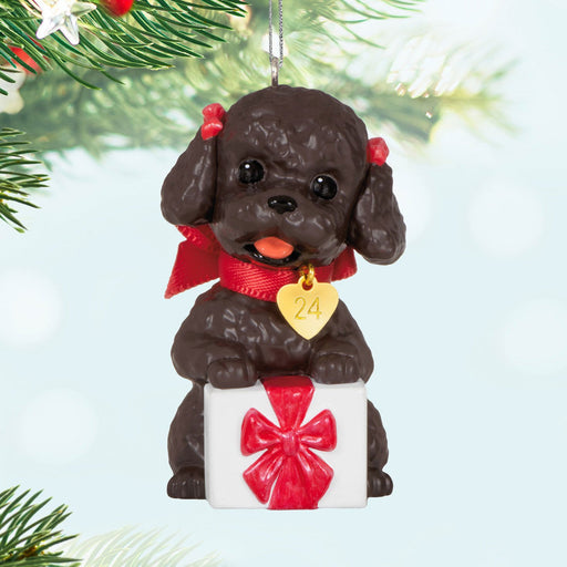 Hallmark : 2024 Keepsake Ornament Puppy Love Poodle (251) - Hallmark : 2024 Keepsake Ornament Puppy Love Poodle (251)