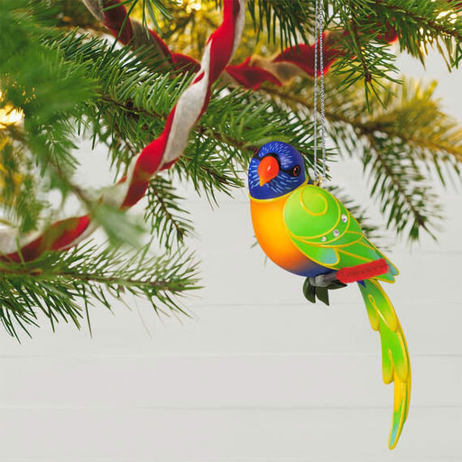 Hallmark : 2024 Keepsake Ornament Rainbow Lorikeet Exclusive (260) - Hallmark : 2024 Keepsake Ornament Rainbow Lorikeet Exclusive (260)