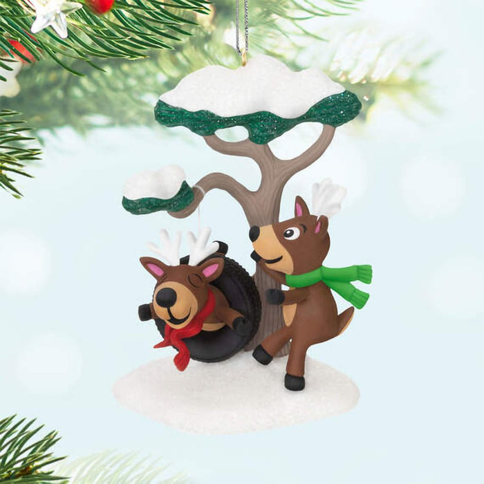 Hallmark : 2024 Keepsake Ornament Reindeer Antics (265) - Hallmark : 2024 Keepsake Ornament Reindeer Antics (265)