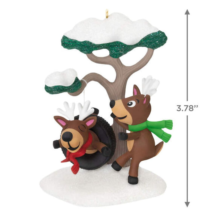 Hallmark : 2024 Keepsake Ornament Reindeer Antics (265) - Hallmark : 2024 Keepsake Ornament Reindeer Antics (265)