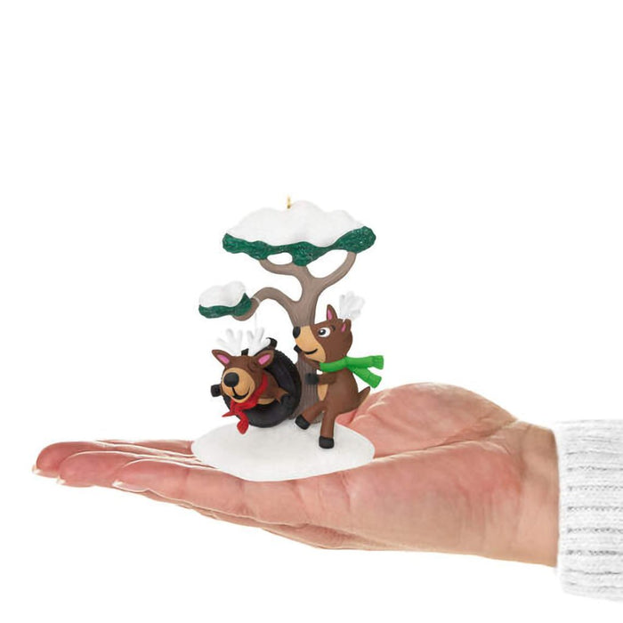 Hallmark : 2024 Keepsake Ornament Reindeer Antics (265) - Hallmark : 2024 Keepsake Ornament Reindeer Antics (265)