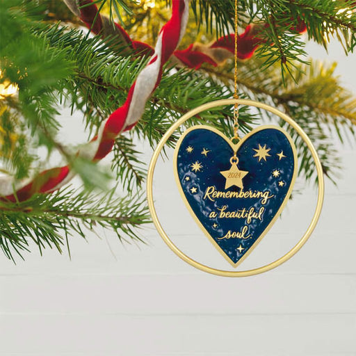 Hallmark : 2024 Keepsake Ornament Remembering a Beautiful Soul metal (268) - Hallmark : 2024 Keepsake Ornament Remembering a Beautiful Soul metal (268)