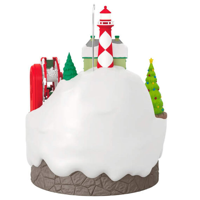 Hallmark : 2024 Keepsake Ornament Santa's Seaside Carnival Musical Ornament With Light and Motion (281) - Hallmark : 2024 Keepsake Ornament Santa's Seaside Carnival Musical Ornament With Light and Motion (281)