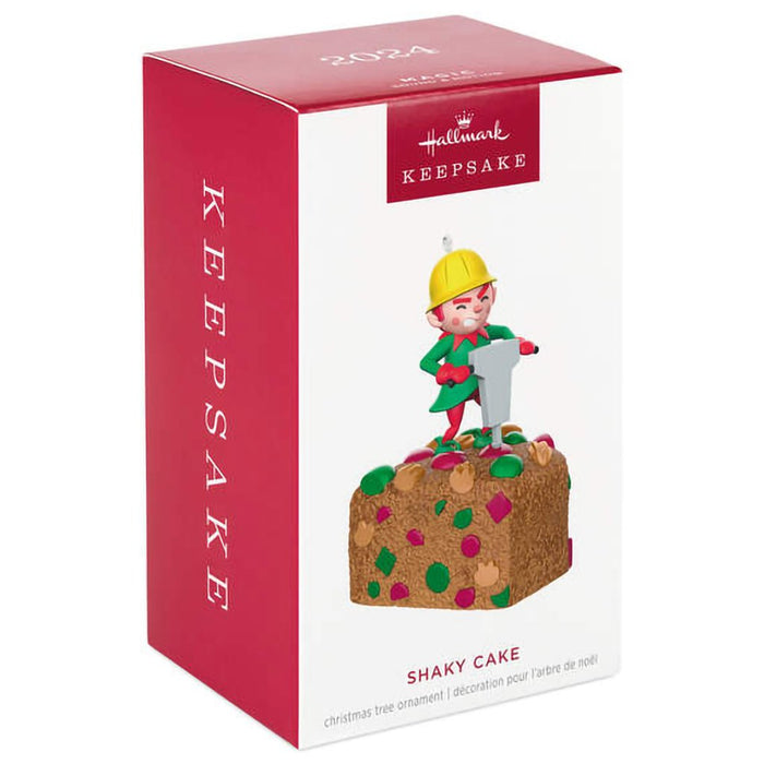 Hallmark : 2024 Keepsake Ornament Shaky Cake With Sound and Motion (286) - Hallmark : 2024 Keepsake Ornament Shaky Cake With Sound and Motion (286)