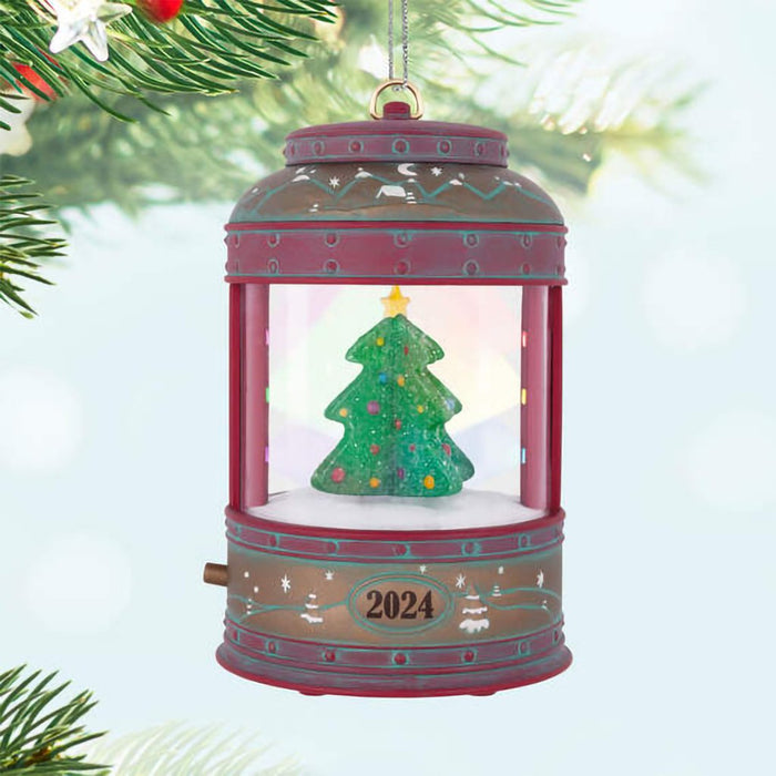 Hallmark : 2024 Keepsake Ornament Shimmering Lantern With Music, Light and Motion (288) - Hallmark : 2024 Keepsake Ornament Shimmering Lantern With Music, Light and Motion (288)