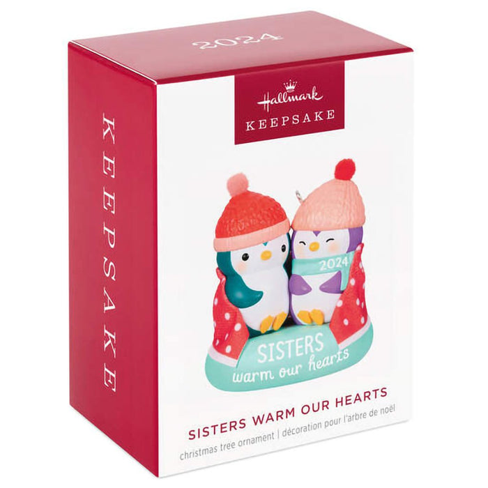 Hallmark : 2024 Keepsake Ornament Sisters Warm Our Hearts (293) - Hallmark : 2024 Keepsake Ornament Sisters Warm Our Hearts (293)