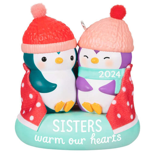 Hallmark : 2024 Keepsake Ornament Sisters Warm Our Hearts (293) - Hallmark : 2024 Keepsake Ornament Sisters Warm Our Hearts (293)