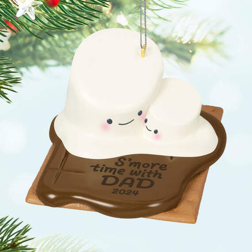 Hallmark : 2024 Keepsake Ornament S'more Time With Dad (297) - Hallmark : 2024 Keepsake Ornament S'more Time With Dad (297)