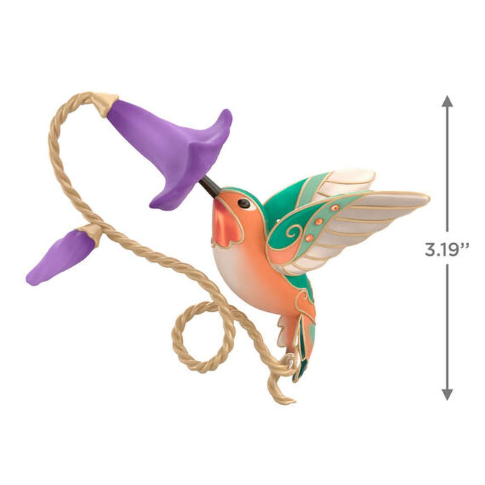 Hallmark : 2024 Keepsake Ornament The Beauty of Birds Allen's Hummingbird Special Edition Metal (17) - Hallmark : 2024 Keepsake Ornament The Beauty of Birds Allen's Hummingbird Special Edition Metal (17)