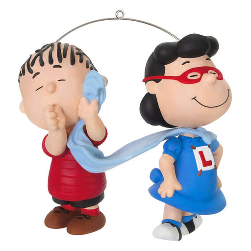 Hallmark : 2024 Keepsake Ornament The Peanuts® Gang Super Lucy and Linus (319) - Hallmark : 2024 Keepsake Ornament The Peanuts® Gang Super Lucy and Linus (319)