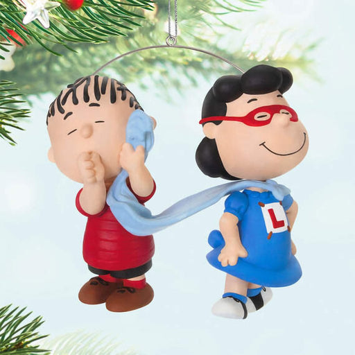 Hallmark : 2024 Keepsake Ornament The Peanuts® Gang Super Lucy and Linus (319) - Hallmark : 2024 Keepsake Ornament The Peanuts® Gang Super Lucy and Linus (319)