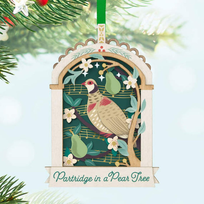 Hallmark : 2024 Keepsake Ornament Twelve Days of Christmas Papercraft (357) - Hallmark : 2024 Keepsake Ornament Twelve Days of Christmas Papercraft (357)