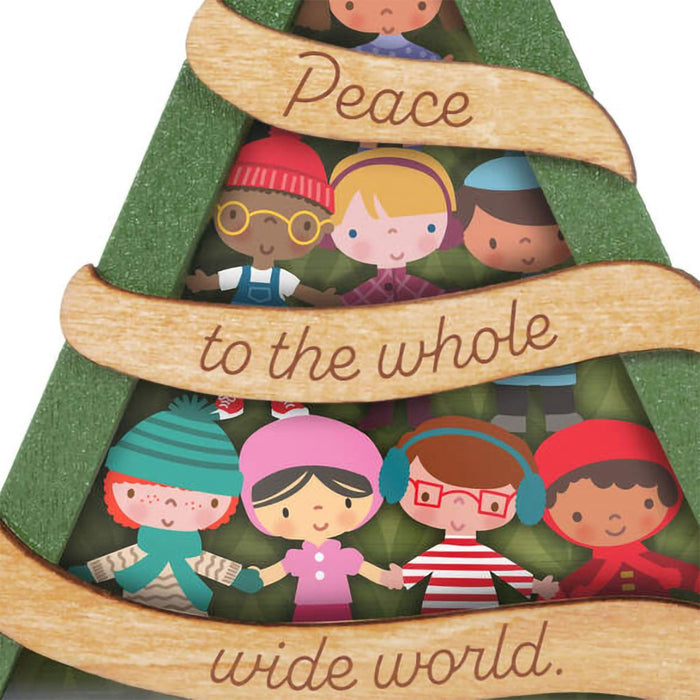 Hallmark : 2024 Keepsake Ornament UNICEF Peace to the World Papercraft (243) - Hallmark : 2024 Keepsake Ornament UNICEF Peace to the World Papercraft (243)