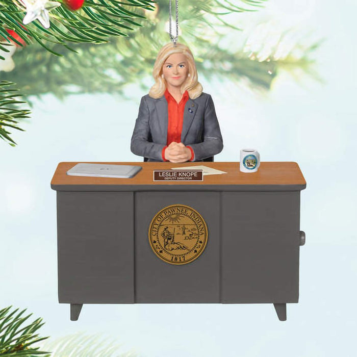 Hallmark : 2024 Keepsake Parks and Recreation Leslie Knope Ornament With Sound (176) - Hallmark : 2024 Keepsake Parks and Recreation Leslie Knope Ornament With Sound (176)