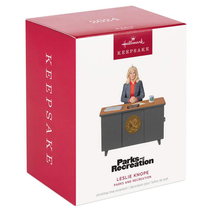 Hallmark : 2024 Keepsake Parks and Recreation Leslie Knope Ornament With Sound (176) - Hallmark : 2024 Keepsake Parks and Recreation Leslie Knope Ornament With Sound (176)