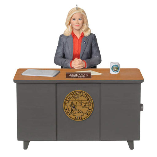 Hallmark : 2024 Keepsake Parks and Recreation Leslie Knope Ornament With Sound (176) - Hallmark : 2024 Keepsake Parks and Recreation Leslie Knope Ornament With Sound (176)