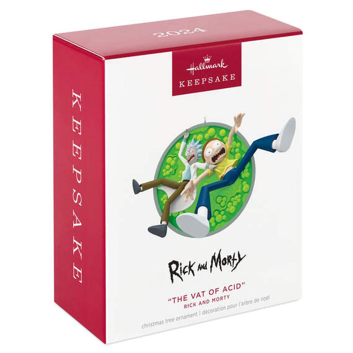 Hallmark : 2024 Keepsake Rick and Morty "The Vat of Acid" Ornament (345) - Hallmark : 2024 Keepsake Rick and Morty "The Vat of Acid" Ornament (345)