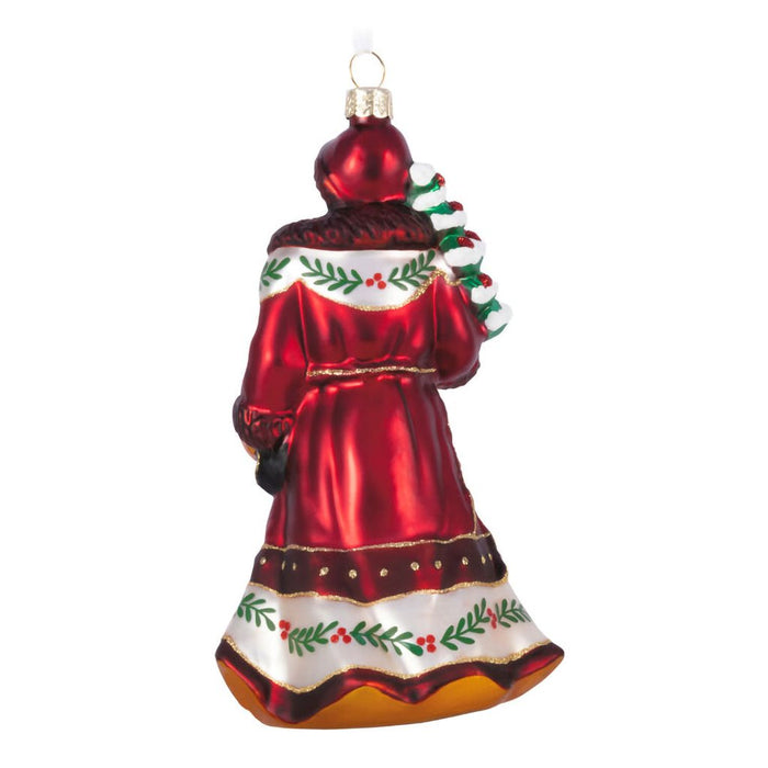 Hallmark : 2024 Keepsake Santa Claus - Glass Ornament - Hallmark : 2024 Keepsake Santa Claus - Glass Ornament