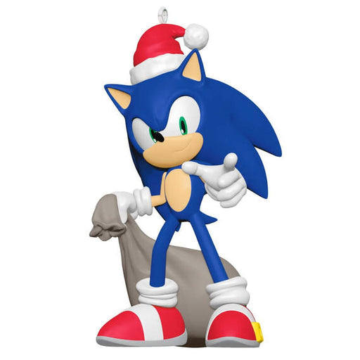 Hallmark : 2024 Keepsake Sonic the Hedgehog™ Santa Sonic Ornament (280) - Hallmark : 2024 Keepsake Sonic the Hedgehog™ Santa Sonic Ornament (280)