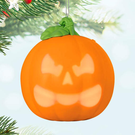 Hallmark : 2024 Keepsake Spirited Pumpkin Ornament With Light and Sound (308) - Hallmark : 2024 Keepsake Spirited Pumpkin Ornament With Light and Sound (308)