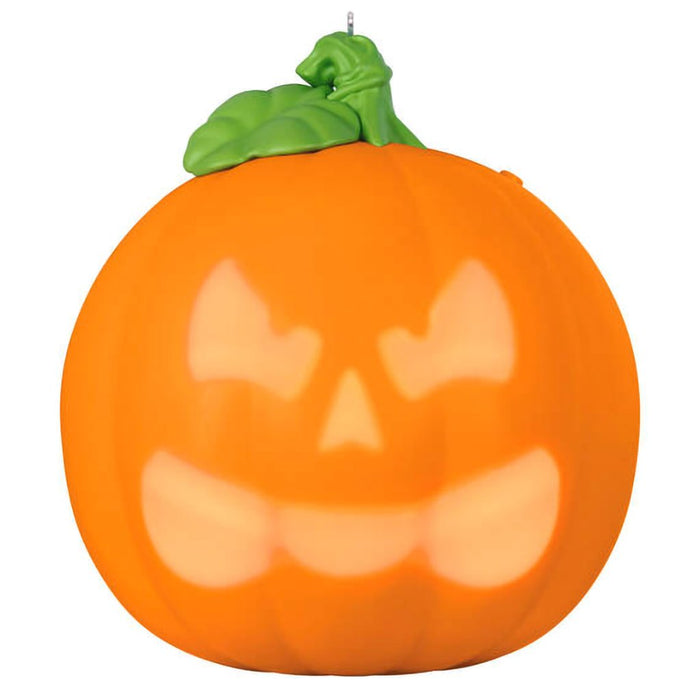 Hallmark : 2024 Keepsake Spirited Pumpkin Ornament With Light and Sound (308) - Hallmark : 2024 Keepsake Spirited Pumpkin Ornament With Light and Sound (308)