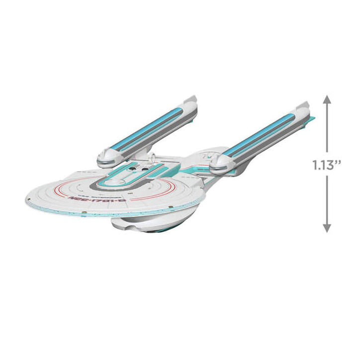 Hallmark : 2024 Keepsake Star Trek™ Generations U.S.S. Enterprise NCC - 1701 - B Ornament With Light (359) - Hallmark : 2024 Keepsake Star Trek™ Generations U.S.S. Enterprise NCC - 1701 - B Ornament With Light (359)